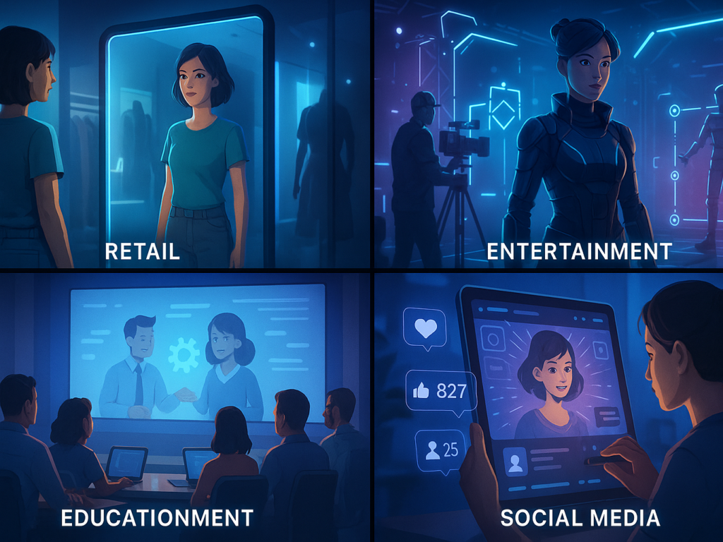 Brands using AI animation for virtual try-ons, character creation, and viral videos across retail, film, and social media.

