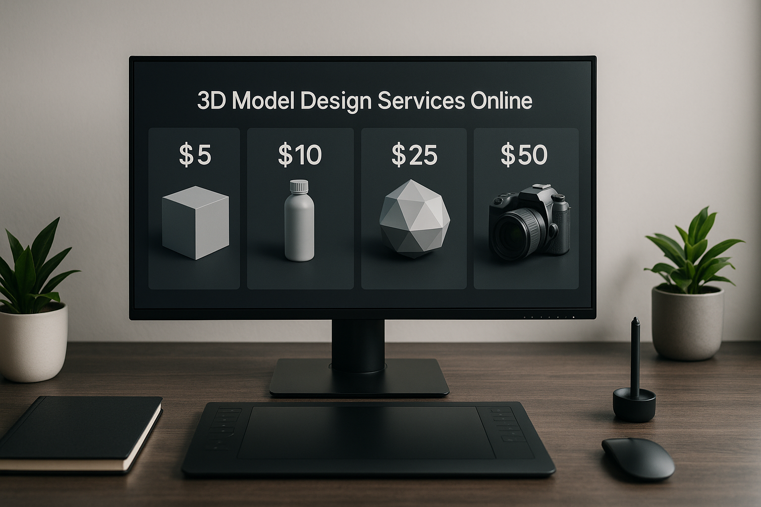 3D Model Design Services Online: What You Can Get for $5 to $50